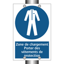 Zone de chargement Porter des vêtements de protection