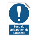 Zone de préparation de pâtisserie