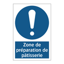 Zone de préparation de pâtisserie