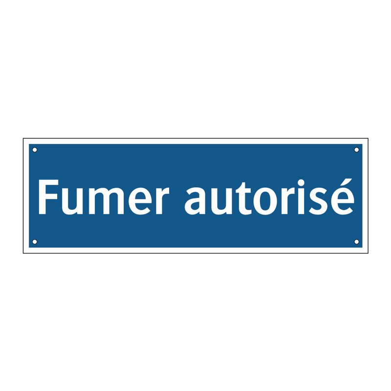 Fumer autorisé
