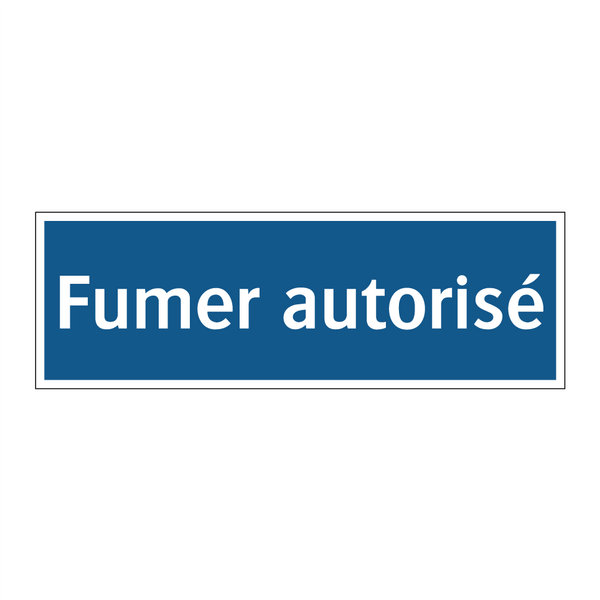 Fumer autorisé