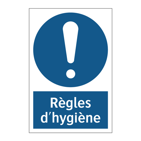 Règles d'hygiène