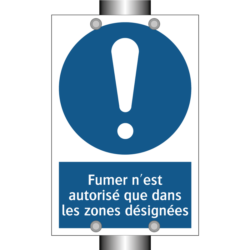 Fumer n'est autorisé que dans les zones désignées