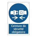 Ceinture de sécurité obligatoire