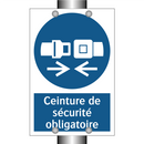 Ceinture de sécurité obligatoire