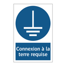 Connexion à la terre requise
