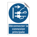 Déconnecter la connexion principale