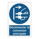 Déconnecter la connexion principale