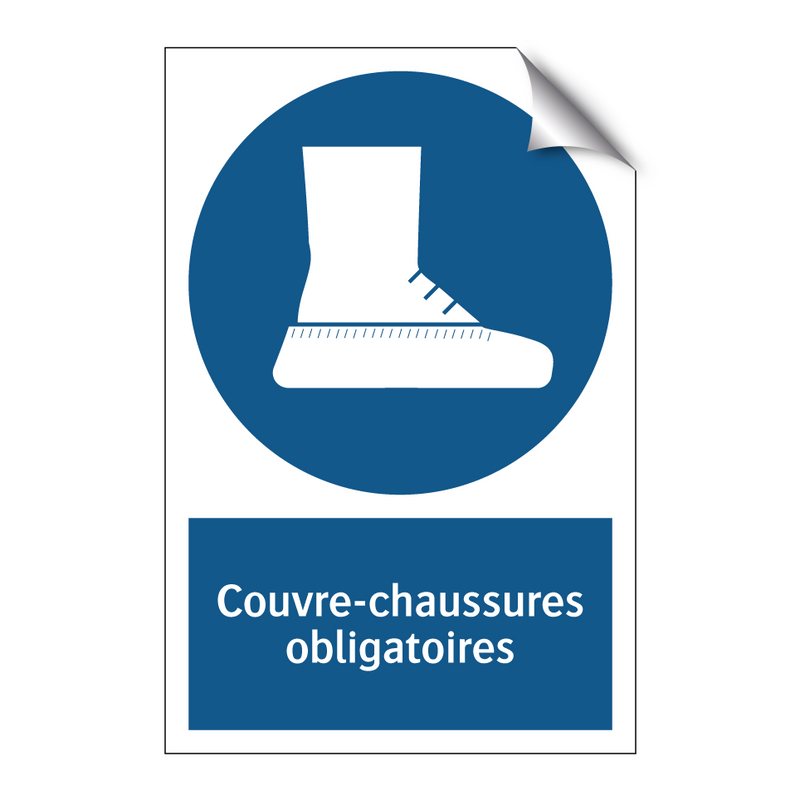 Couvre-chaussures obligatoires