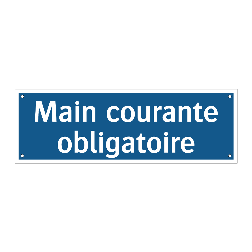 Main courante obligatoire