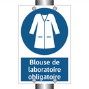 Blouse de laboratoire obligatoire