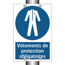 Vêtements de protection obligatoires
