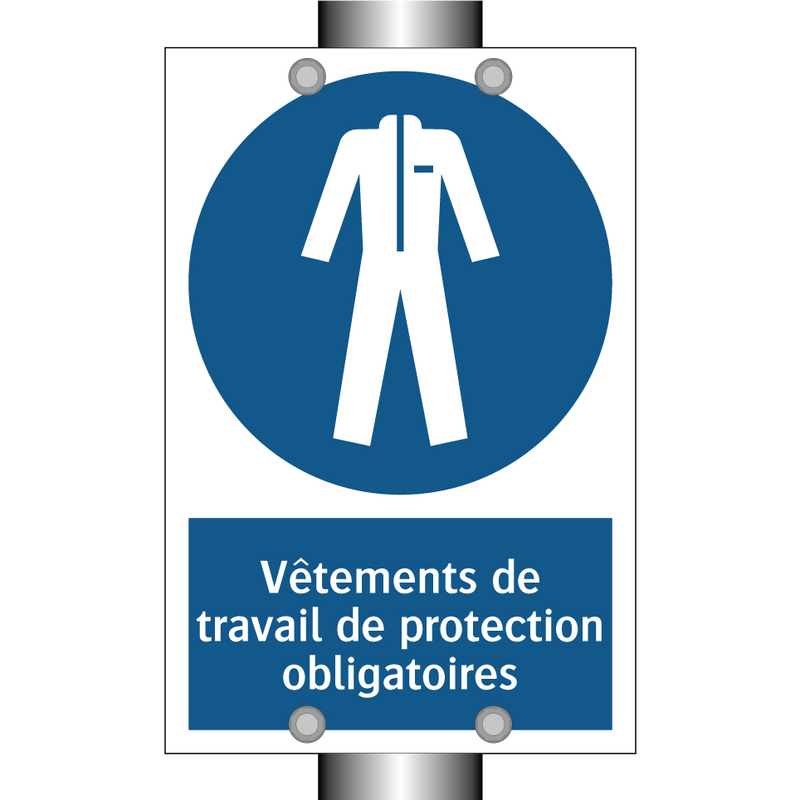 Vêtements de travail de protection obligatoires