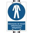 Vêtements de travail réfléchissants obligatoires