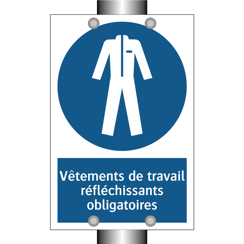 Vêtements de travail réfléchissants obligatoires