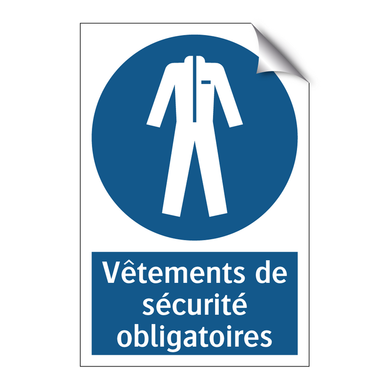 Vêtements de sécurité obligatoires