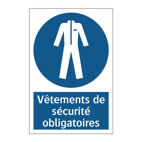 Vêtements de sécurité obligatoires