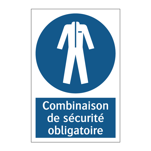 Combinaison de sécurité obligatoire