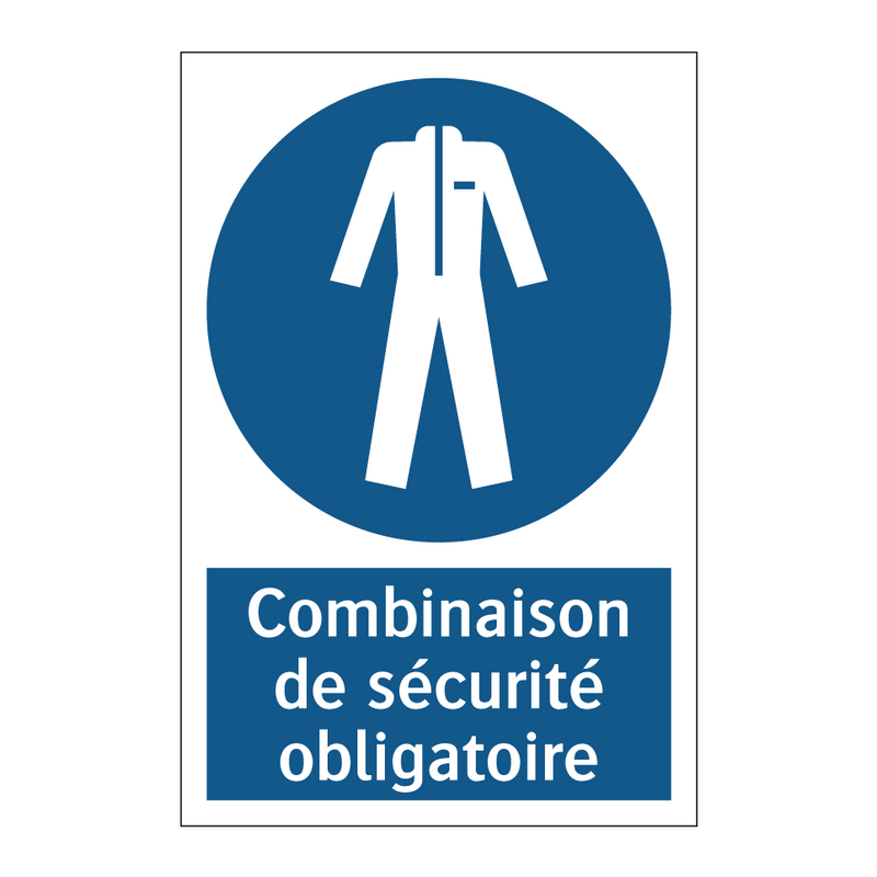 Combinaison de sécurité obligatoire