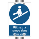 Utilisez la rampe dans cette zone