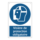 Visière de protection obligatoire