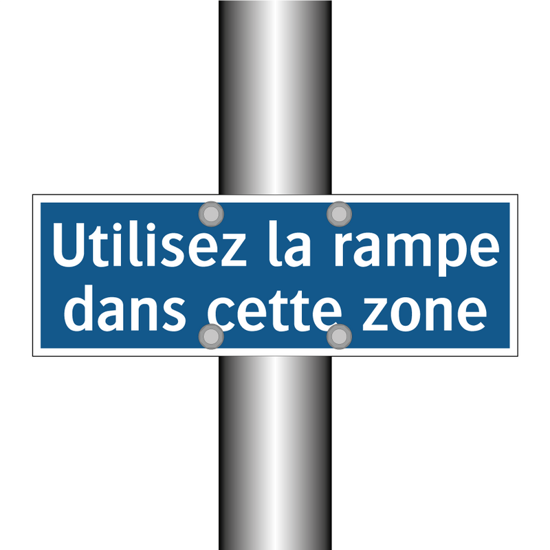 Utilisez la rampe dans cette zone