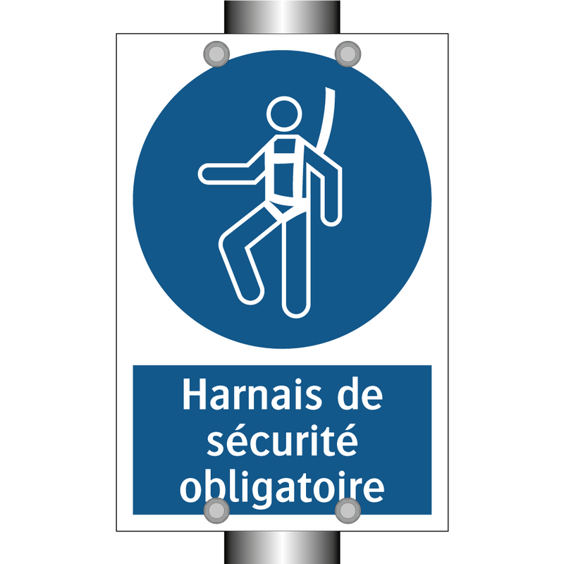Harnais de sécurité obligatoire