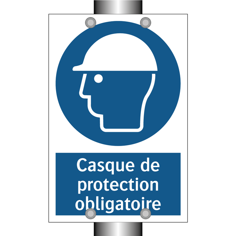 Casque de protection obligatoire
