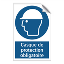 Casque de protection obligatoire