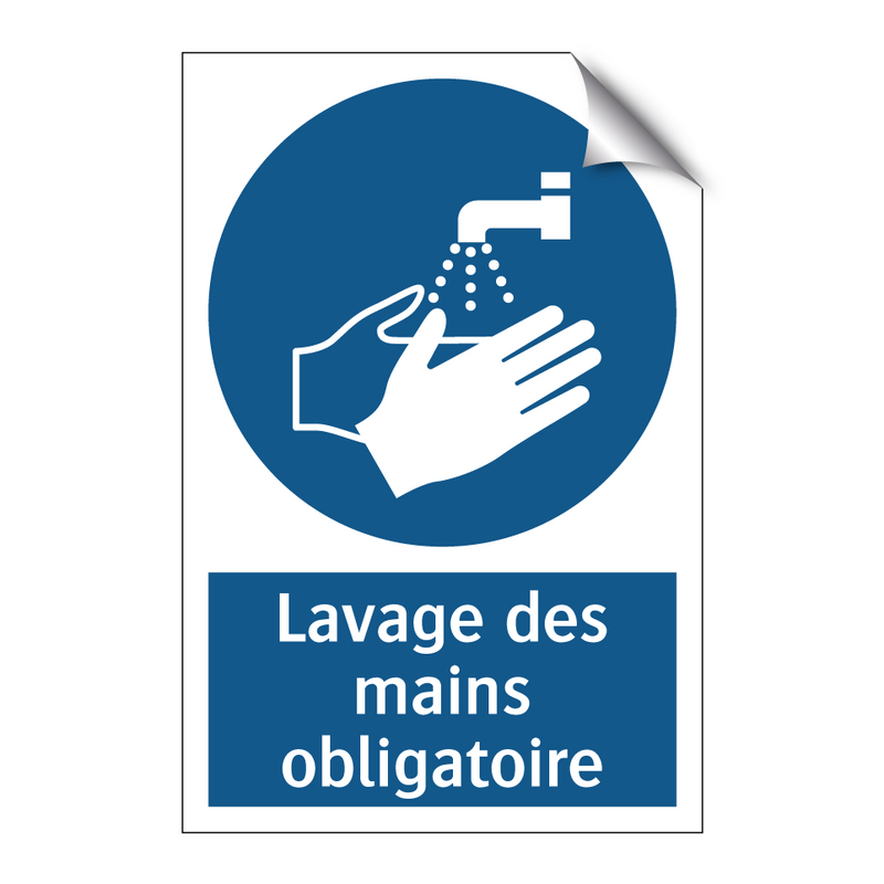 Lavage des mains obligatoire