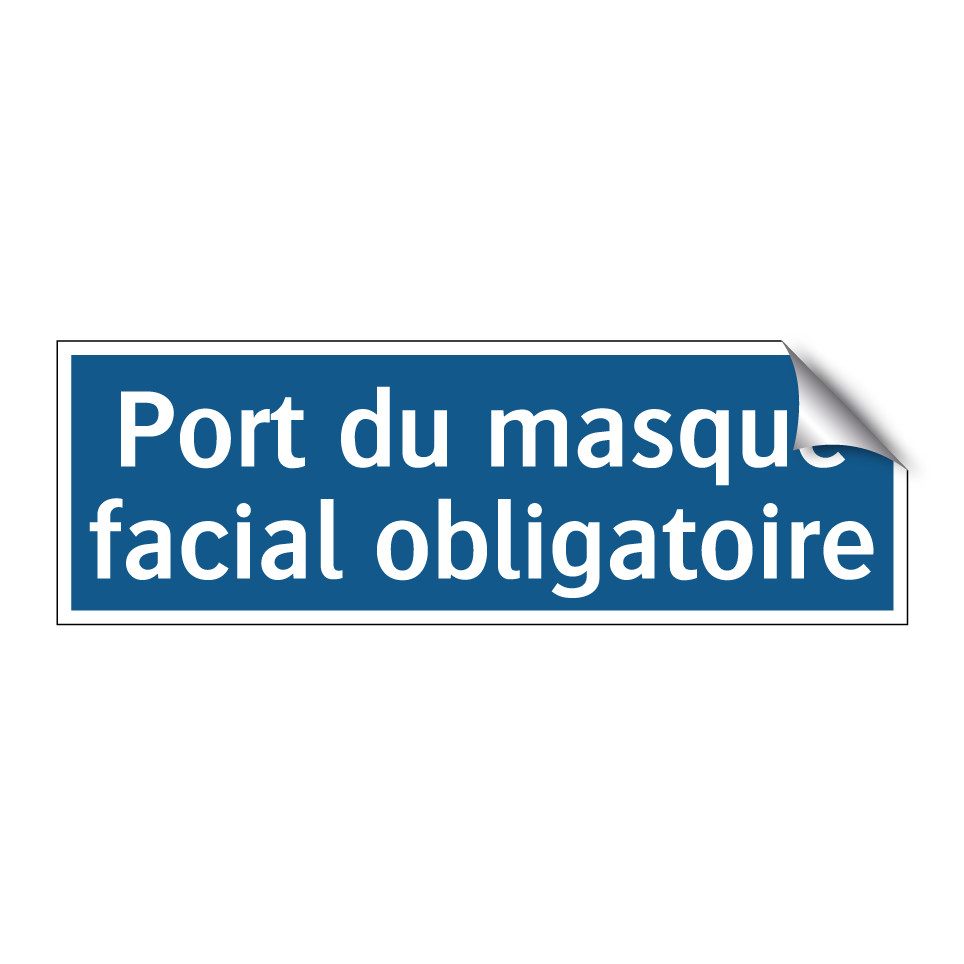Port du masque facial obligatoire