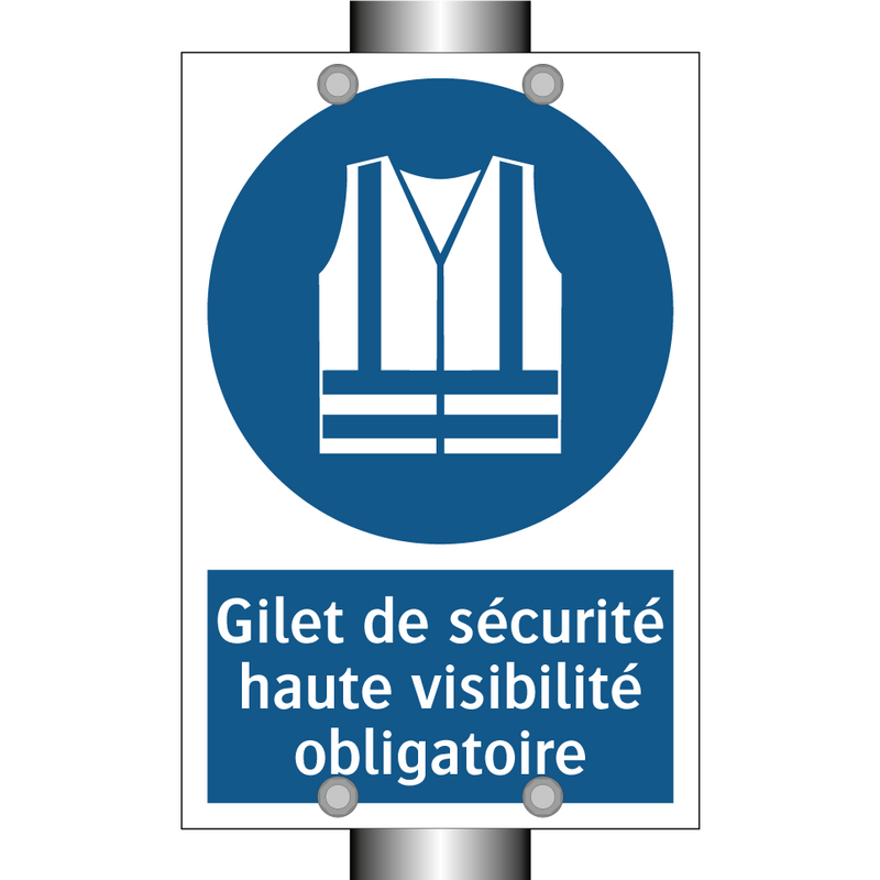 Gilet de sécurité haute visibilité obligatoire