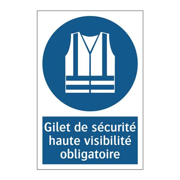 Gilet de sécurité haute visibilité obligatoire