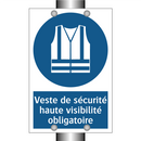Veste de sécurité haute visibilité obligatoire