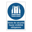 Veste de sécurité haute visibilité obligatoire