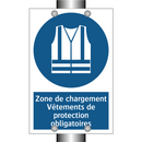 Zone de chargement Vêtements de protection obligatoires