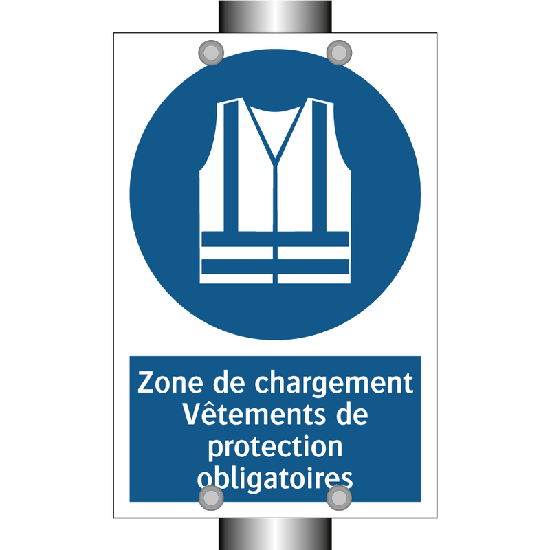Zone de chargement Vêtements de protection obligatoires