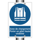 Zone de chargement Porter un gilet haute visibilité