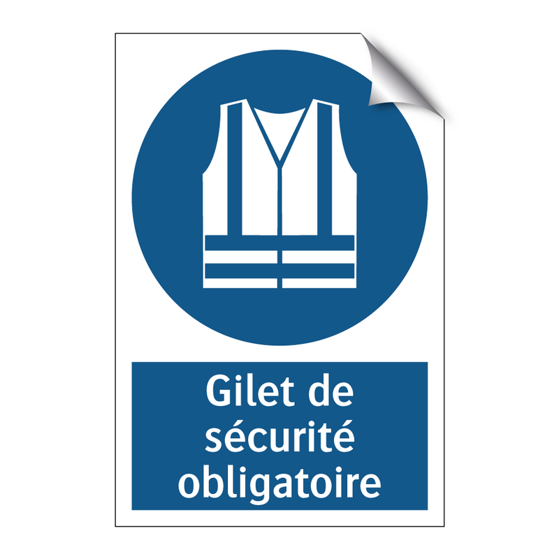 Gilet de sécurité obligatoire
