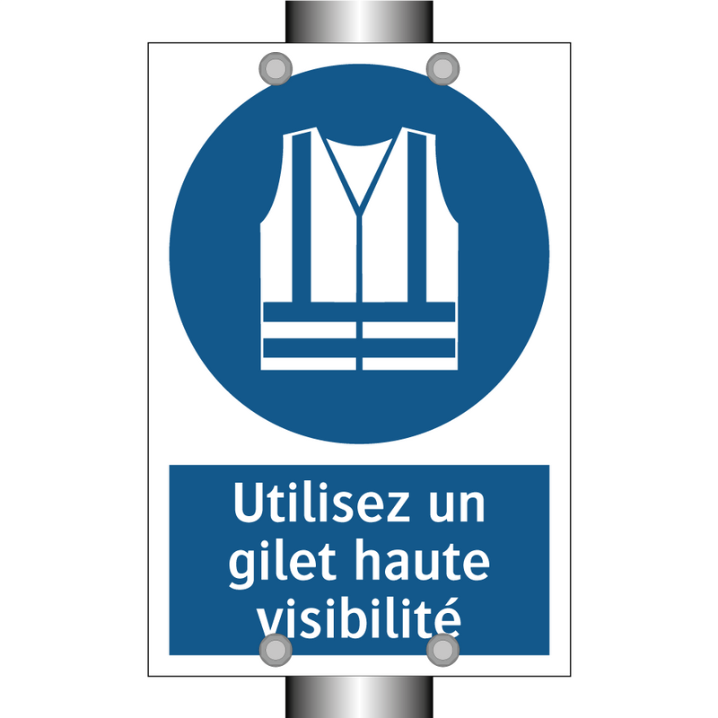 Utilisez un gilet haute visibilité