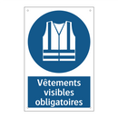 Vêtements visibles obligatoires
