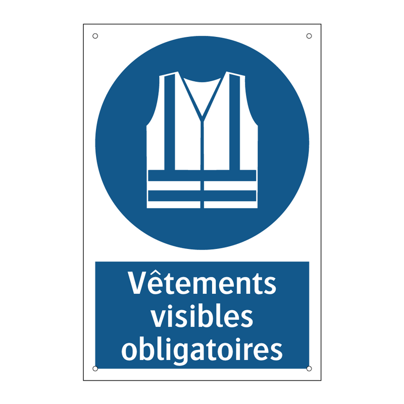 Vêtements visibles obligatoires