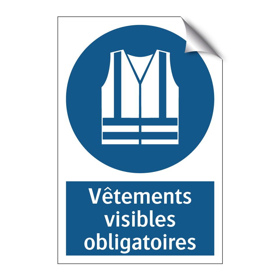 Vêtements visibles obligatoires