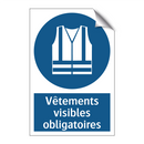 Vêtements visibles obligatoires