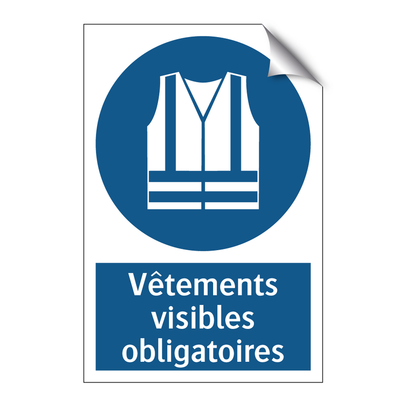 Vêtements visibles obligatoires