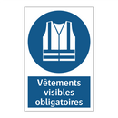 Vêtements visibles obligatoires