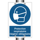 Protection respiratoire (légère) obligatoire