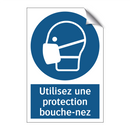 Utilisez une protection bouche-nez