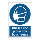 Utilisez une protection bouche-nez