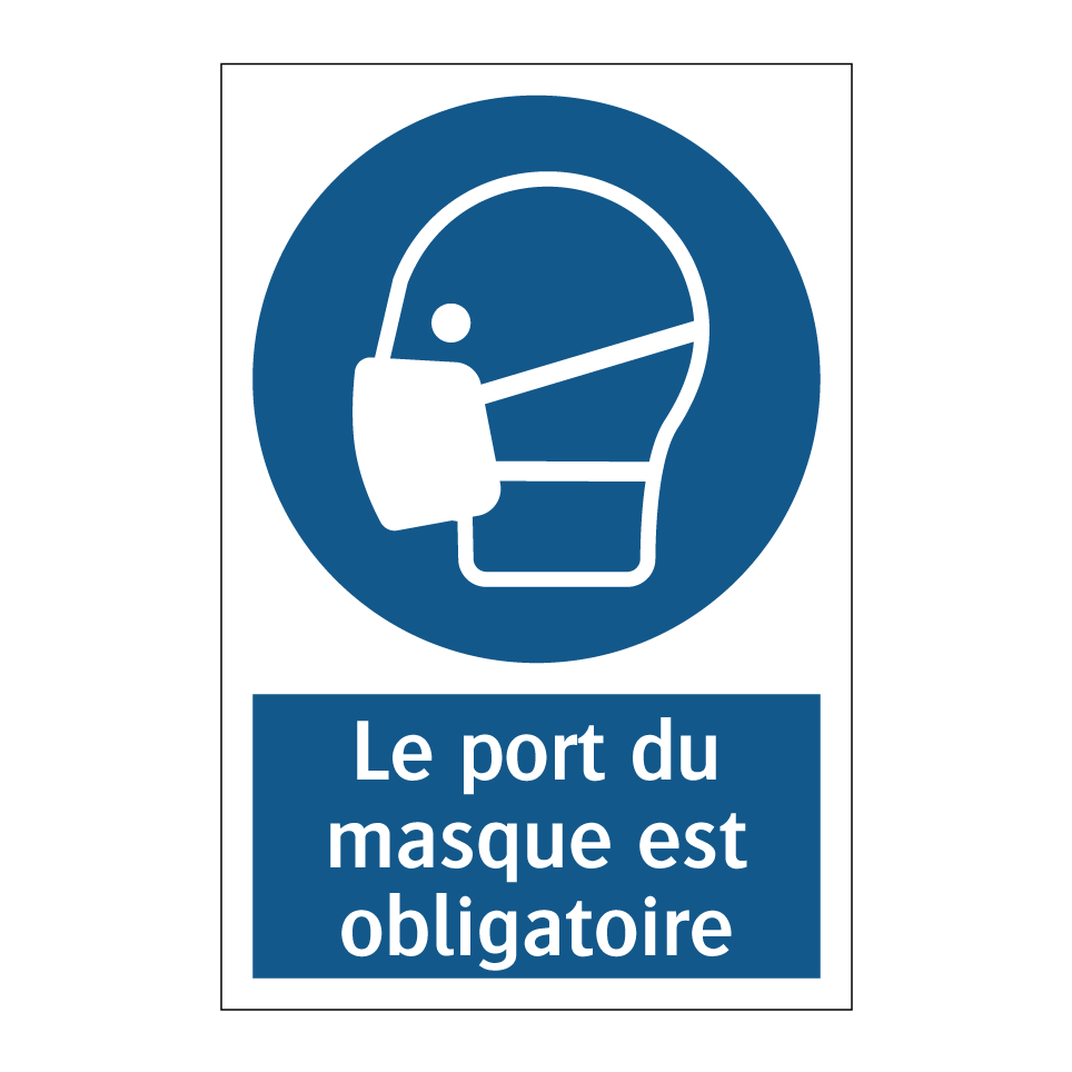 Le port du masque est obligatoire.